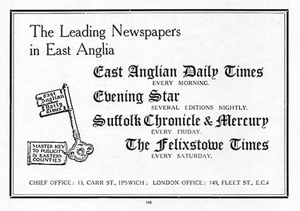 Ipswich Historic Lettering: EADT ad 1932