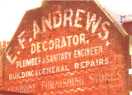 Ipswich Historic Lettering: Felixstowe Andrews 9