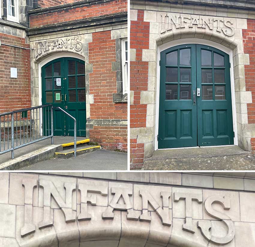 Ipswich Historic Lettering: Clifford Road School
