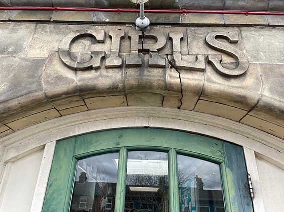 Ipswich Historic Lettering: Clifford Road School