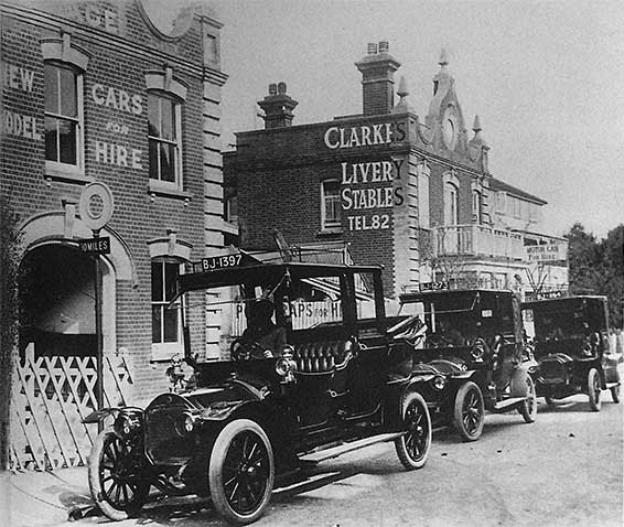 Ipswich Historic Lettering: Felixstowe Livery Stables 1910