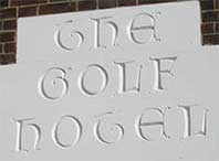 Ipswich Historic Lettering: Golf Hotel icon