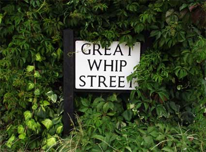 Ipswich Historic Lettering: Great Whip Street sign 2026