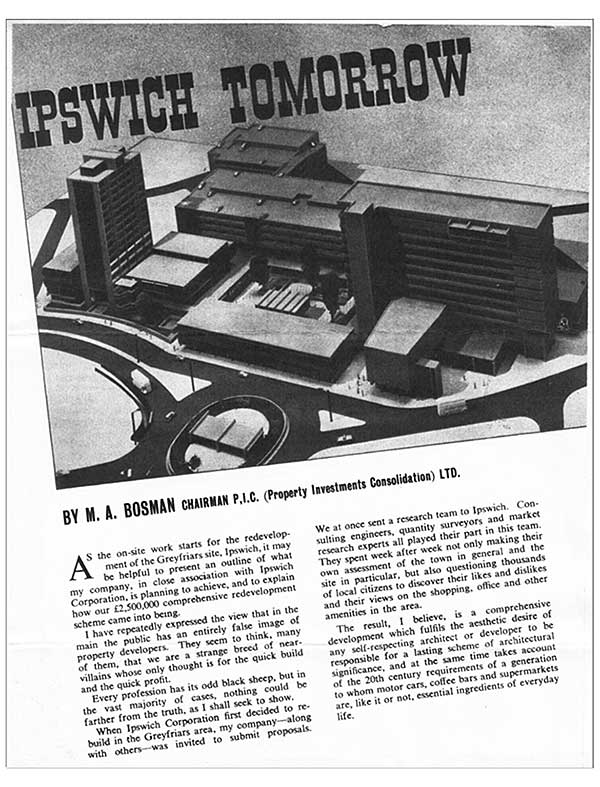 Ipswich Historic Lettering: Ipswich tomorrow 1